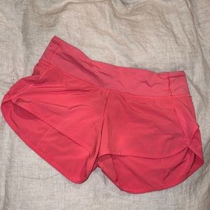 Lululemon Pink Speed Up Shorts 💗